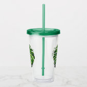 Monstera Leaf Acryltumbler Greenery Acryl Drinkbeker (Rechts)