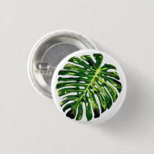 Monstera Leaf Button (Voorkant /achterkant)