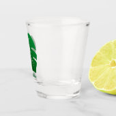 Monstera Leaf Design Shot Glass Shot Glas (Rechts)