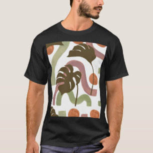 Monstera Leaf: Elegant Waterverf Poster T-shirt