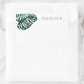 Monstera Leaf Étiquettes d'expédition (Sac)