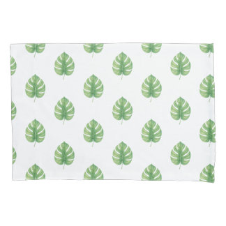 Monstera Leaf Green Design.  Kussensloop