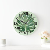 Monstera Leaf Grote Klok (Huis)