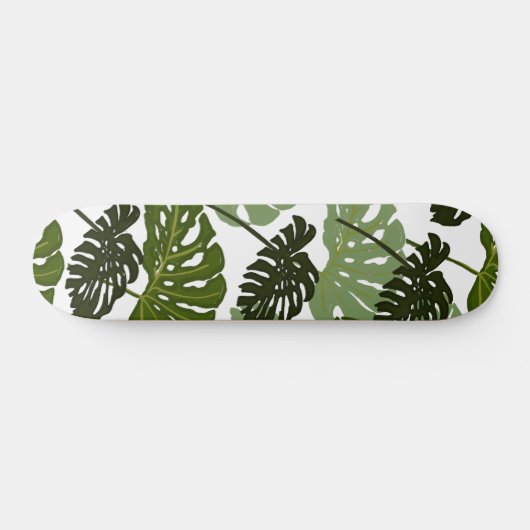 Monstera Leaf Half Pipe Skateboard (Horizontaal)
