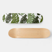 Monstera Leaf Half Pipe Skateboard (Horizontaal)