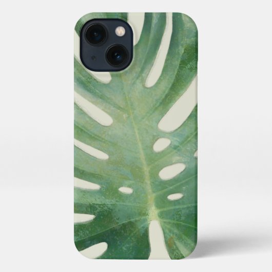 Monstera Leaf iPhone Hoesje (Achterkant)
