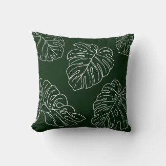 Monstera Leaf Plant Lover Home Decor Gift Kussen