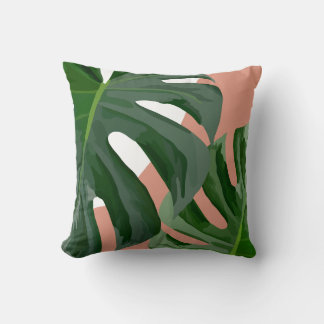 Monstera Leaf Sierkussen
