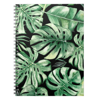 Monstera Leaf Spiral Photo Notitieboek