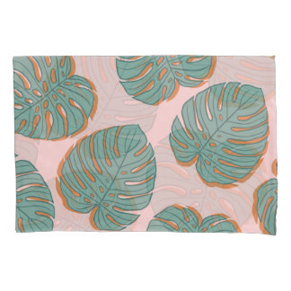 Monstera Leaf: Tropisch patroon Kussensloop