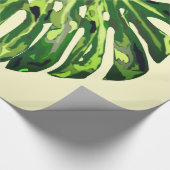 Monstera Leaf Wrapping Paper Cadeaupapier (Hoek)