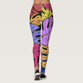 Monstera Leaves #5 Leggings (Achterkant)