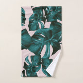 Monstera Leaves Pattern #4 Bad Handdoek (Handdoek)