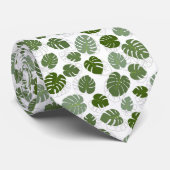 Monstera Leaves Stropdas (Opgerold)