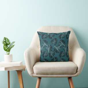 Monstera Leeuwerik Dierenprint Glam 1 Kussen