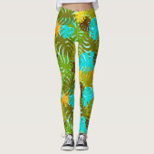 Monstera Leggings (Voorkant)