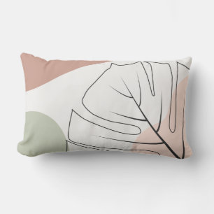 Monstera minimalist kussen