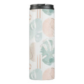 Monstera Minimalist | Modern Boho-monogram Thermosbeker (Achterkant)