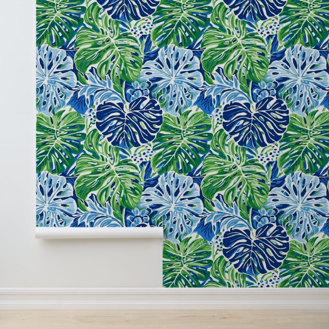Monstera Oasis Behang (Applicatie)