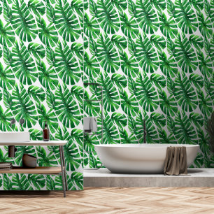 Monstera oerwoud bladropical Hawaïaans Behang
