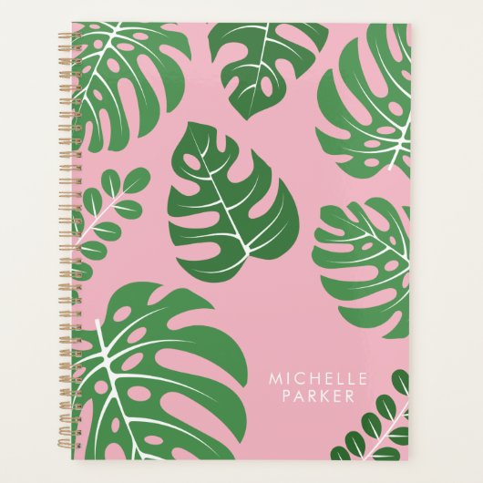 Monstera Palm Leaves Planner (Voorkant)