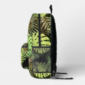 Monstera Palm Leaves Tropisch Oerwoud Bedrukte Rugzak (Rechts)