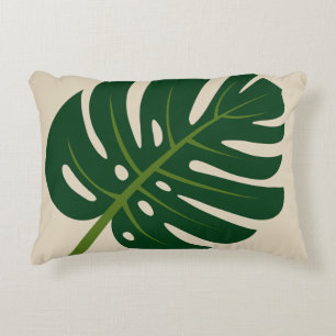 Monstera palmbladaccent werpen kloogdeken accent kussen