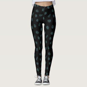 Monstera palmbladeren Tropisch patroon Leggings