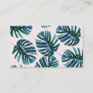Monstera Pattern-Visitekaartjes Visitekaartje
