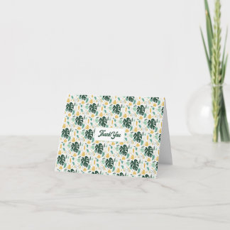 Monstera Plant Bedankkaart
