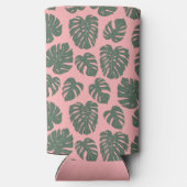 Monstera Plant Botanisch Roze Groen Baby shower (Achterkant)