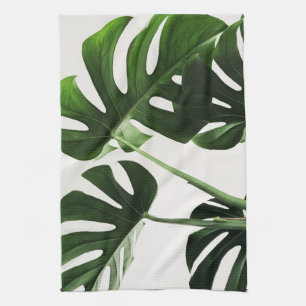 Monstera Swiss Cheese Plant Tropical Dish Theedoek