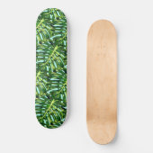 Monstera Tropical Feuille Skateboard - Exotique (Recto)