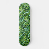 Monstera Tropical Feuille Skateboard - Exotique (Recto)