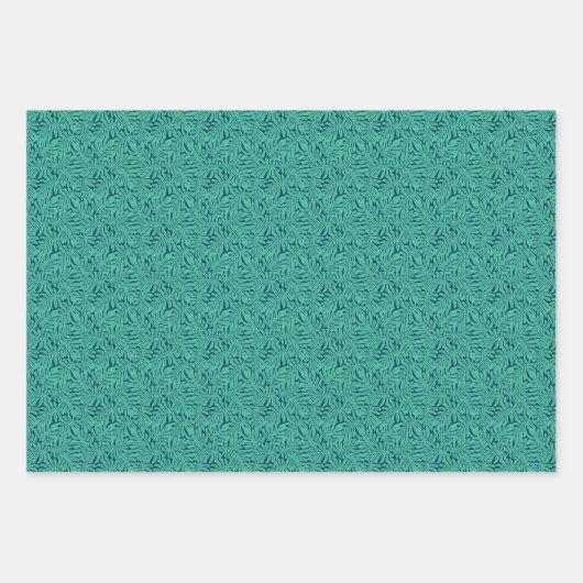 Monstera Tropical Leaf Pattern Inpakpapier Vel (Voorkant)
