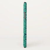 Monstera Tropical Leaf Pattern | Monogram Case-Mate iPhone Case (Achterkant / rechts)