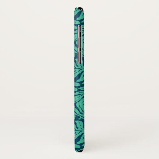 Monstera Tropical Leaf Pattern | Monogram Case-Mate iPhone Case (Achterkant/links)