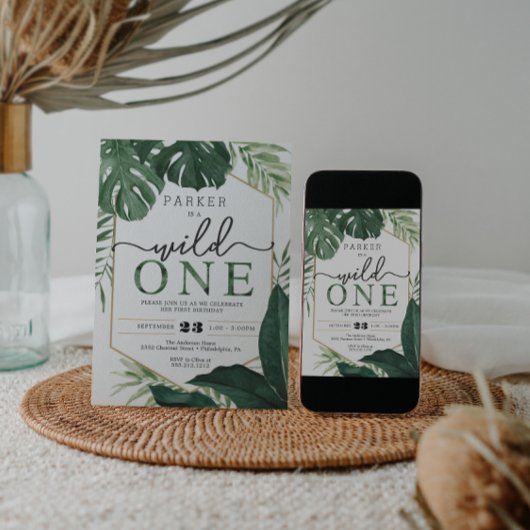 Monstera tropicale Wild One Premier Invitation d'a