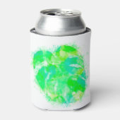 Monstera Waterverf Blikjeskoeler (Blikje Voorkant)