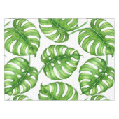 Monstera waterverf patroon tafelkleed (Voorkant (Horizontaal))