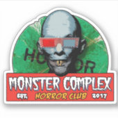 MONSTERCOMPLEX GESNEDEN VINYL STICKERS (Voorkant)