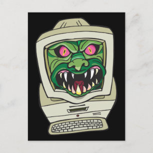Monstercomputer Briefkaart