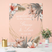 Monstère bohème Botanique Florales Mariage or (Mariage)