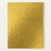 Monstère d'or moderne Feuille Tropical Motif (Dos)