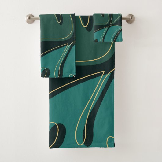 Monstère géante verte design feuille (En situation)