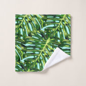 Monstère tropicale Feuilles - Exotique (Gant de toilette)