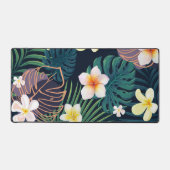 Monstère tropicale fleurs de plumeria feuille (Recto)