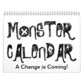 Monsterkalender. Er komt een verandering! Kalender (Hoes)