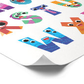 Monsterlijk Alfabet Poster (Hoek)