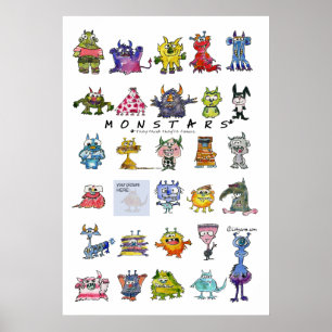 Monsterren - Plaats UW Poster Afbeelding in